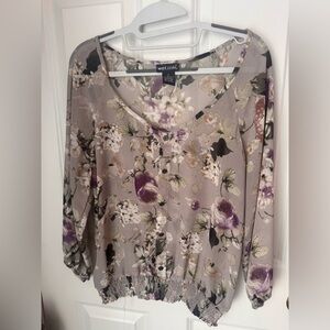 Wet Seal Floral Blouse